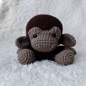 NEW Handmade crocheted plush monkey